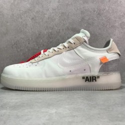 PK Batch Men's OFF WHITE x Nike Air Force 1 LOW VIRGIL AO4606 100