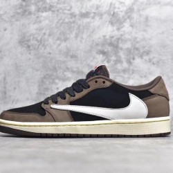 PK Batch Men's Travis Scott x Air Jordan 1 Low CD4487 100