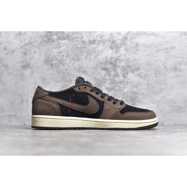 PK Batch Men's Travis Scott x Air Jordan 1 Low CD4487 100