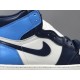 X Batch Men's Air Jordan 1 Retro High OG Obsidian 555088 140