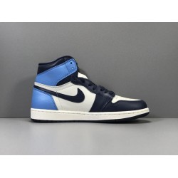 X Batch Men's Air Jordan 1 Retro High OG Obsidian 555088 140