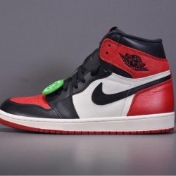 X Batch Men's Air Jordan 1 Retro High OG Bred Toe 555088 610