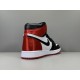 X Batch Unisex Air Jordan 1 Retro High Satin "Black Toe"  CD0461 016